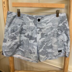 Pelagic Womens Camo Board Shorts Size 8 Fishing Outdoor Water Activewear